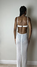 Load image into Gallery viewer, Bad Beach White Knit Cutout Coverup Maxi Dress
