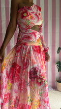 Load image into Gallery viewer, Garden Party One Shoulder Floral Print Maxi Dress