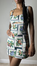 Load image into Gallery viewer, Bearing Fruit Print Jacquard Cutout Mini Dress
