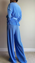 Load image into Gallery viewer, Boss Babe Belted Plisse Pant Set