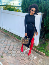 Load image into Gallery viewer, Slit Decisions Maxi Dress