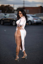 Load image into Gallery viewer, Slit Decisions Maxi Dress (Pink Multi)