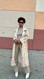 Load image into Gallery viewer, Neutral Ground Multicolor Pea Coat
