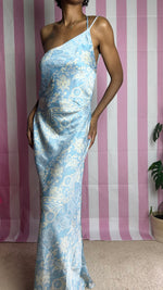 Load image into Gallery viewer, Emory Paisley Satin Slip Dress
