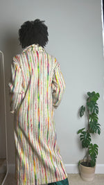 Load image into Gallery viewer, Neutral Ground Multicolor Pea Coat
