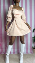 Load image into Gallery viewer, Blush Pink Baby Doll Cutout Mini Dress
