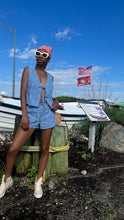 Load image into Gallery viewer, Americana Striped Denim Short Set
