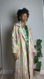 Load image into Gallery viewer, Neutral Ground Multicolor Pea Coat
