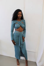 Load image into Gallery viewer, Queen of the Crop Skirt Set
