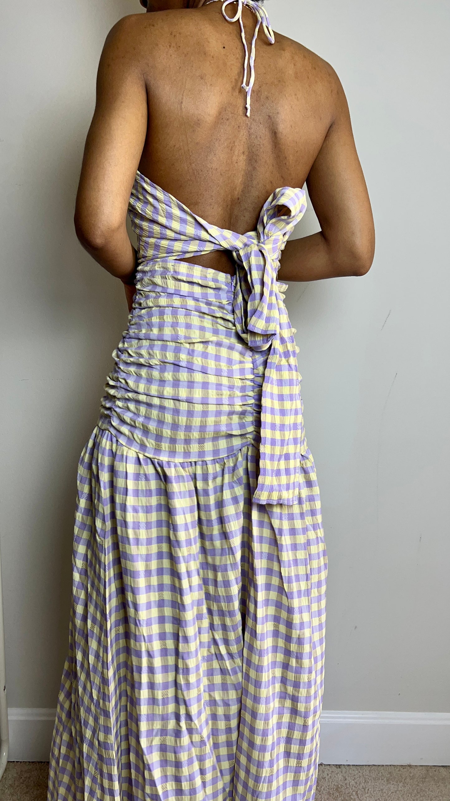 Picnic in the Park Gingham Maxi Dress