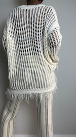 Load image into Gallery viewer, Off the Fringe Mesh Top
