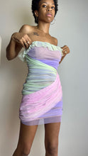 Load image into Gallery viewer, Pretty in Pastels Tulle Wrap Mini Dress
