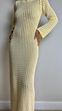 Load image into Gallery viewer, Mellow Open Back Crochet Maxi Dress
