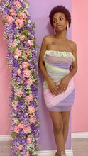 Load image into Gallery viewer, Pretty in Pastels Tulle Wrap Mini Dress
