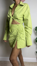 Load image into Gallery viewer, The Perfect Matcha Cutout Mini Dress
