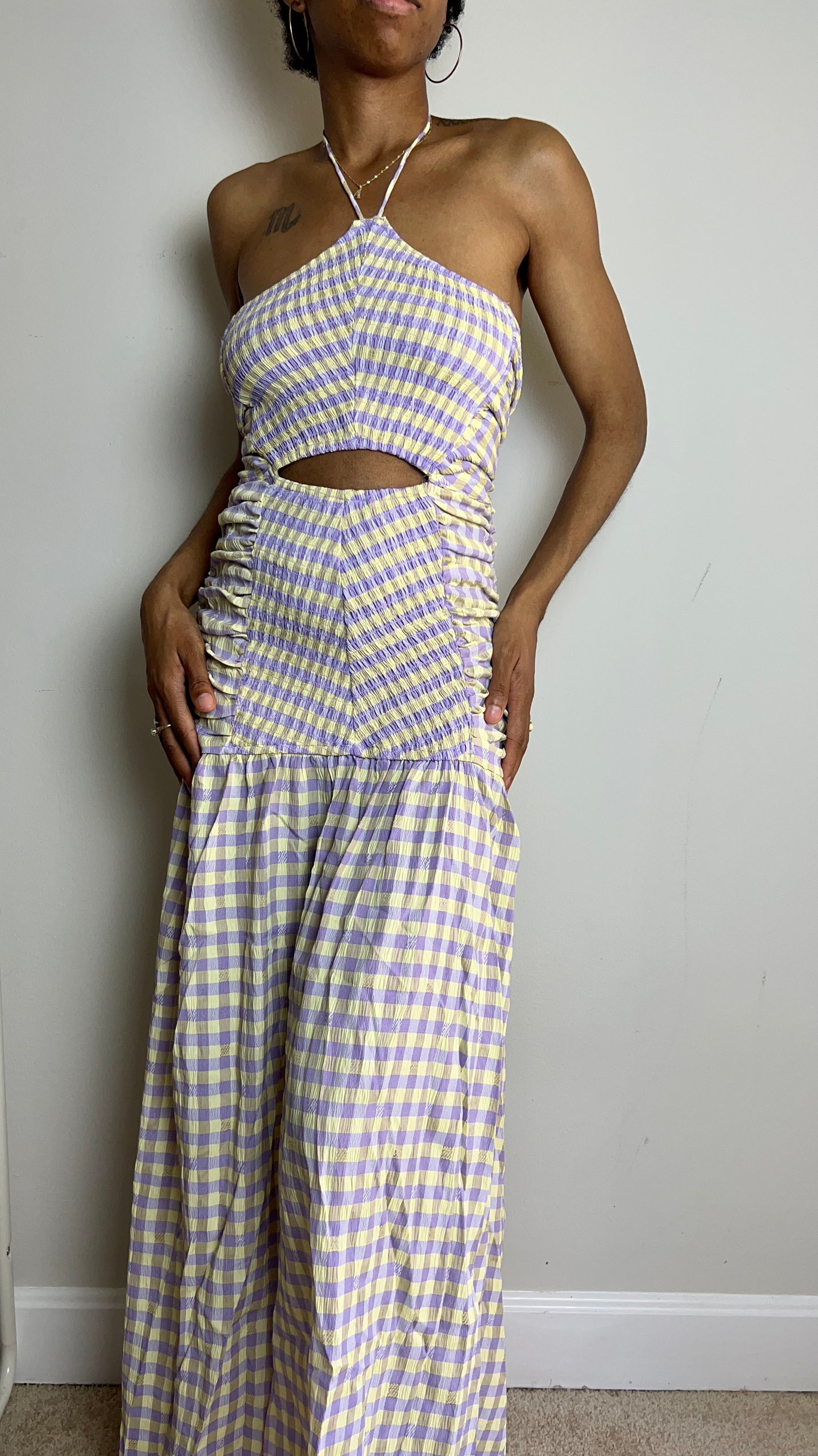 Picnic in the Park Gingham Maxi Dress