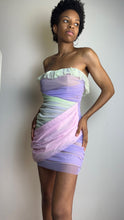 Load image into Gallery viewer, Pretty in Pastels Tulle Wrap Mini Dress
