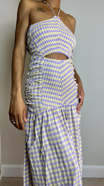 Load image into Gallery viewer, Picnic in the Park Gingham Maxi Dress
