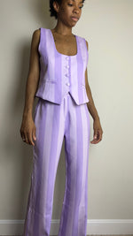 Load image into Gallery viewer, Lavender Haze Striped Pants
