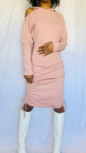 Load image into Gallery viewer, Hoodie Dress (Blush)
