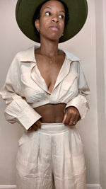 Load image into Gallery viewer, C.R.E.A.M Crop Pant Set
