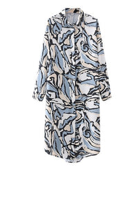 Outta My Marbles Printed Button Up Blouse
