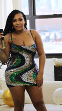Load image into Gallery viewer, Ride The Wave Sequin Mini Dress
