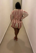 Load image into Gallery viewer, Candy Stripe Crochet Short Set
