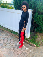 Load image into Gallery viewer, Slit Decisions Maxi Dress
