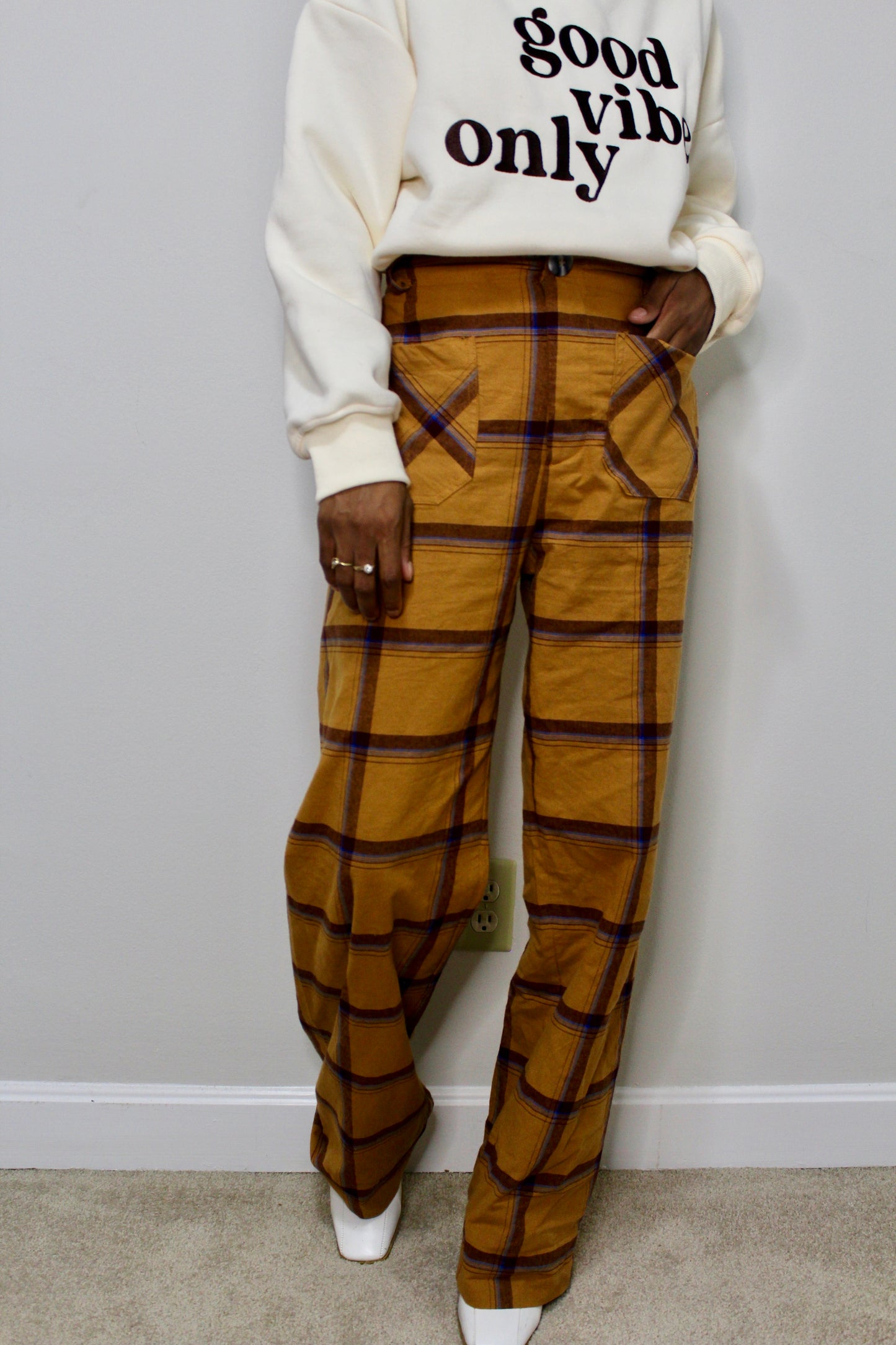 Rustic Plaid Pants