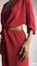 Load image into Gallery viewer, Ruby Plisse Cutout Jumpsuit
