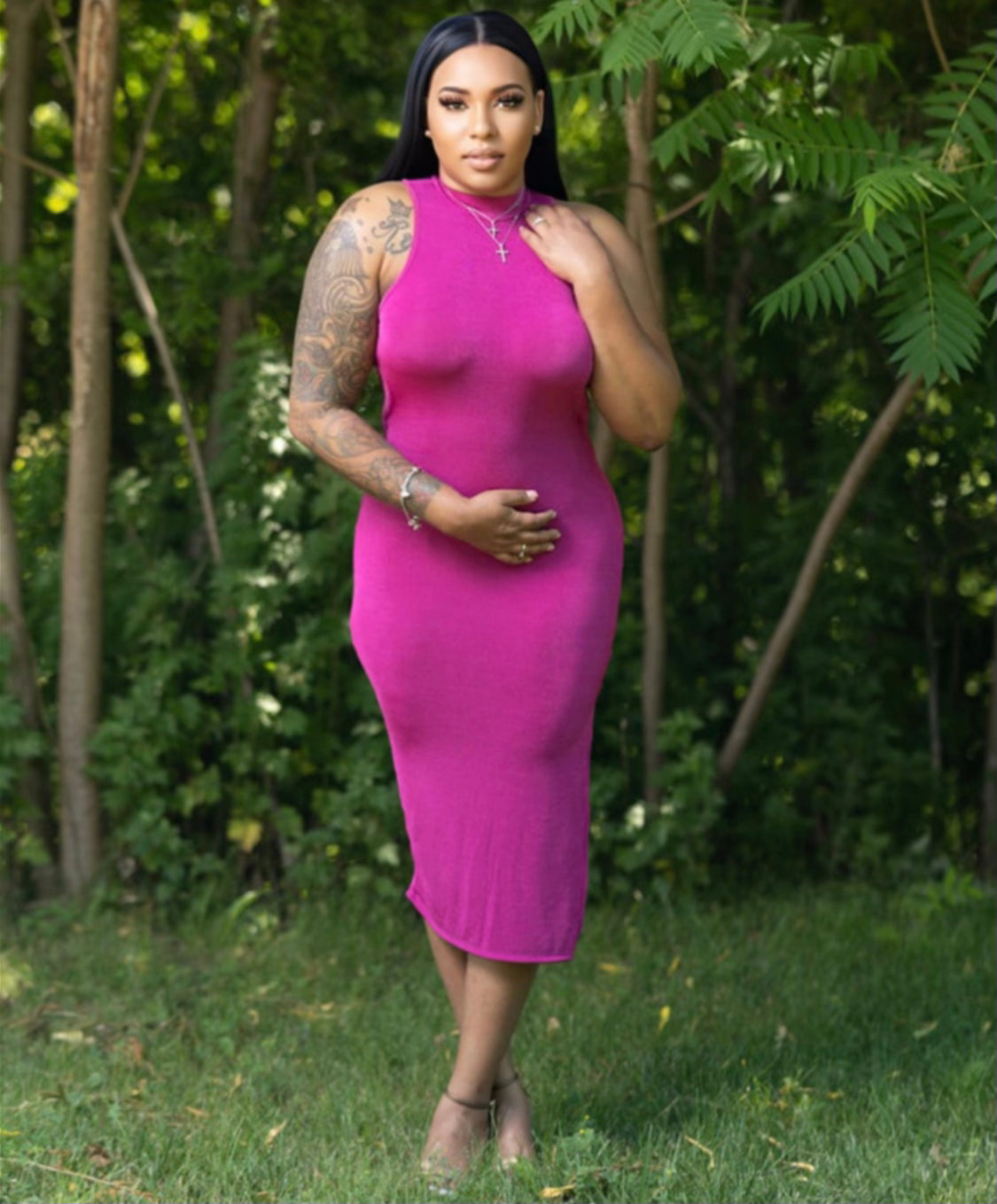 Risky Business Midi Dress | 4 Colors