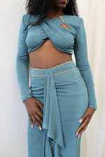 Load image into Gallery viewer, Queen of the Crop Skirt Set
