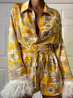 Load image into Gallery viewer, Floral Print Satin Short Set
