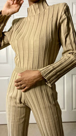 Load image into Gallery viewer, Luxe Ribbed Knit Sweater Pant Set
