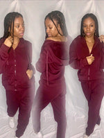Load image into Gallery viewer, Meet Me Outside Jogger Set (Black)
