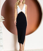 Load image into Gallery viewer, In Too Deep Cutout Knit Midi Dress
