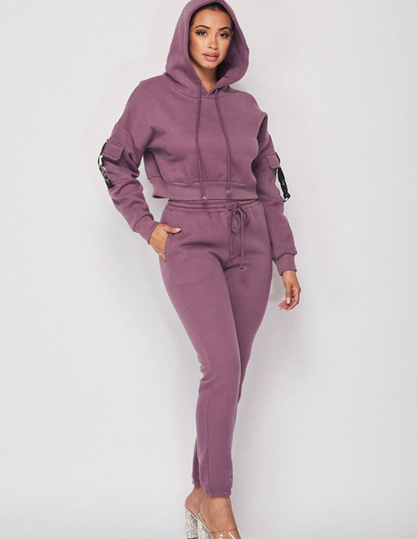 Sugar Plum Jogger Set