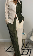 Load image into Gallery viewer, Down the Middle Plisse Pant Set

