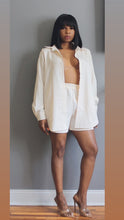 Load image into Gallery viewer, Mellow Yellow Stripe Short Set
