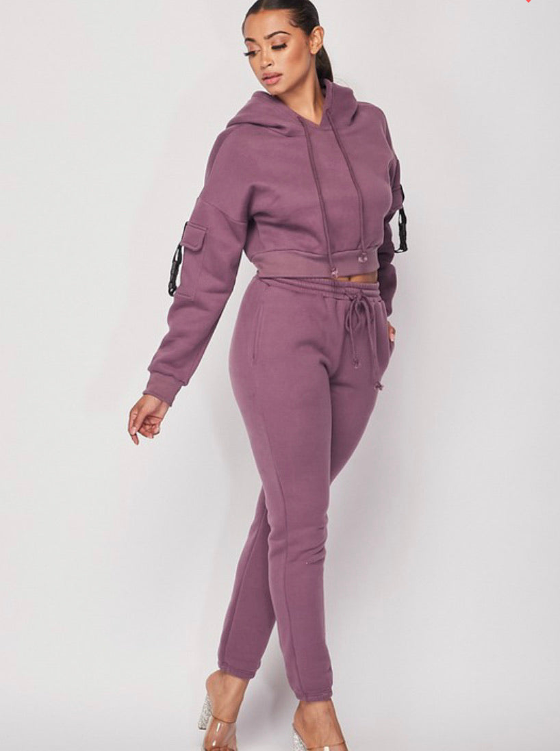 Sugar Plum Jogger Set