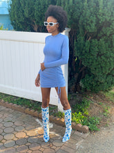Load image into Gallery viewer, Dusty Skies Mini Dress
