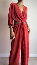 Load image into Gallery viewer, Ruby Plisse Cutout Jumpsuit
