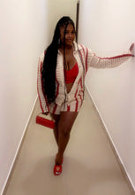 Load image into Gallery viewer, Candy Stripe Crochet Short Set
