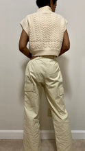 Load image into Gallery viewer, Crescent Cropped Sweater Vest
