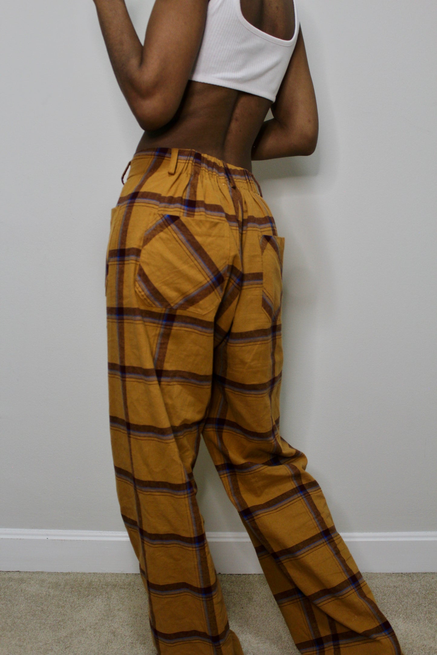 Rustic Plaid Pants