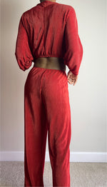 Load image into Gallery viewer, Ruby Plisse Cutout Jumpsuit
