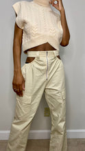 Load image into Gallery viewer, Crescent Cropped Sweater Vest
