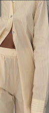 Load image into Gallery viewer, Mellow Yellow Stripe Short Set
